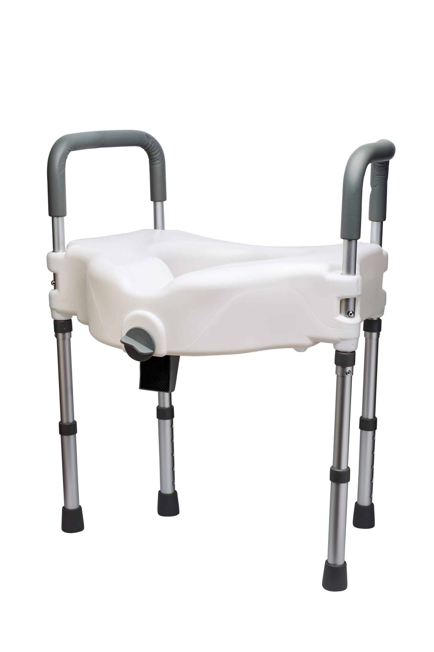 מושב הגבהה לאסלה עם ידיות מושב הגבהה לאסלה עם ידיות