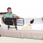 מעקה בטיחות למיטה מתכווננת — תמונה 2