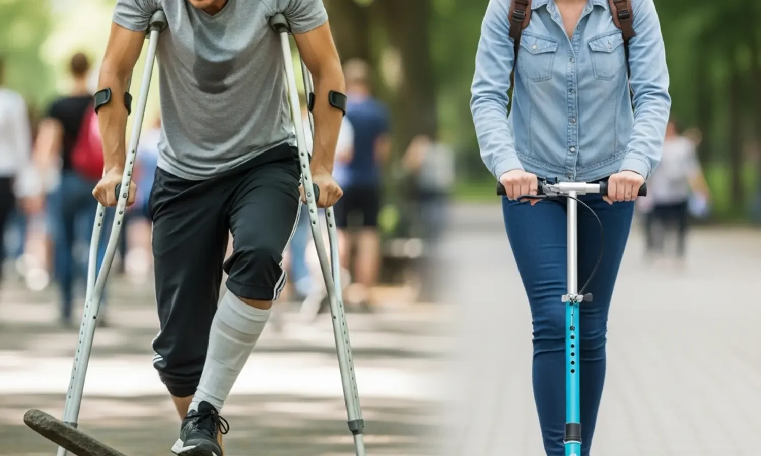 קורקינט ברך (Knee Walker) מול קביים: במה לבחור לאחר ניתוח?
