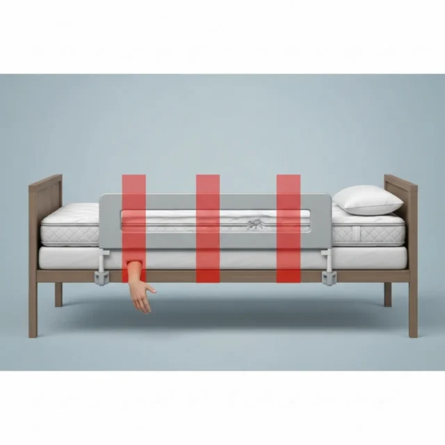 מעקות למיטה למבוגרים: סיכוני הילכדות מול מניעת נפילות
