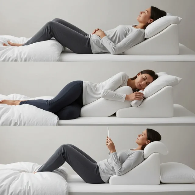 כריות טריז (Wedge Pillows): פתרון לצרבת ובעיות נשימה